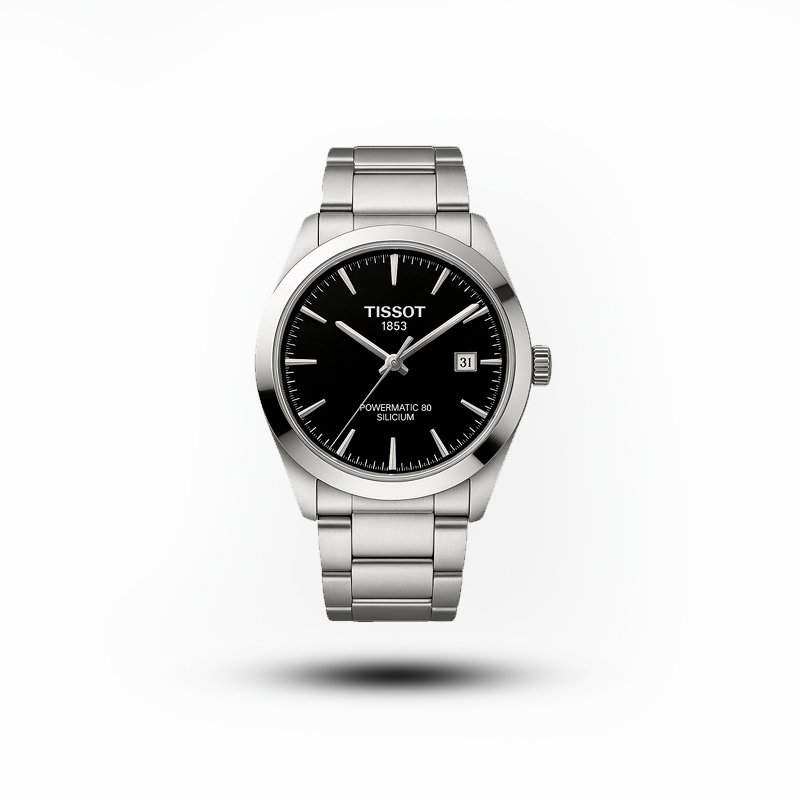 Tissot 1853 Black Dial Men’s Stainless Steel Watch